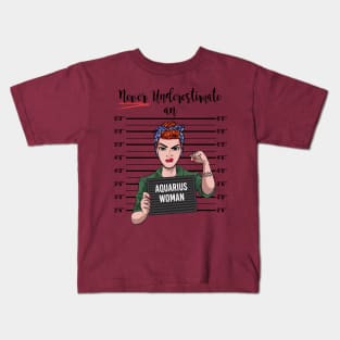 Aquarius Woman Kids T-Shirt